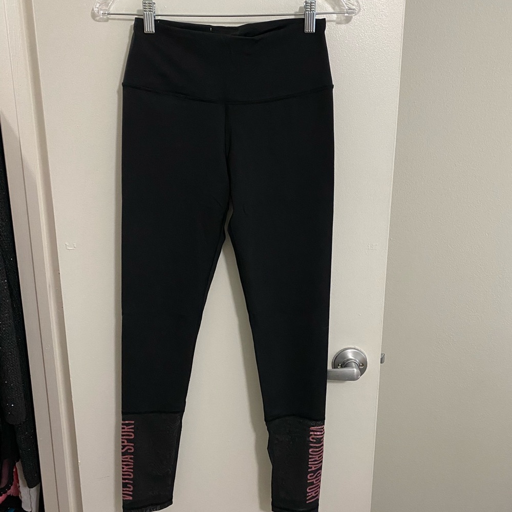 Victoria secret sport leggings with mesh details